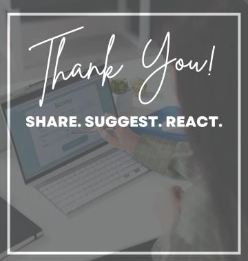 2024 REACT Survey Thank You