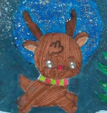 Holiday Coloring Contest Winner 2021
