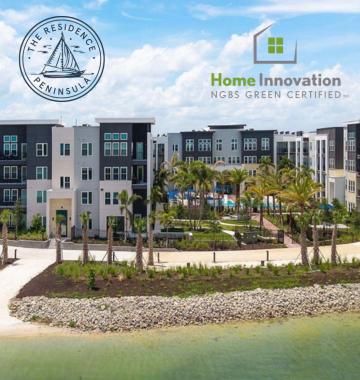 The Residence Peninsula Earns NGBS Gold Cert