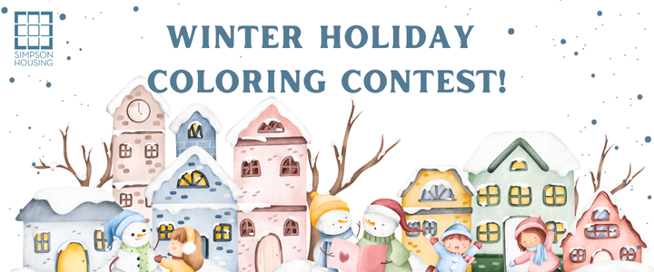 Sincerely, Simpson | Simpson Housing - 2026 Holiday Coloring Contest