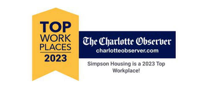 Sincerely, Simpson | Simpson Housing Blog | Top Workplaces Awards 2023 Charlotte