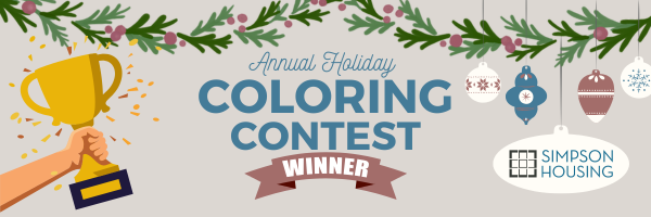 2024 Simpson Housing Holiday Coloring Contest