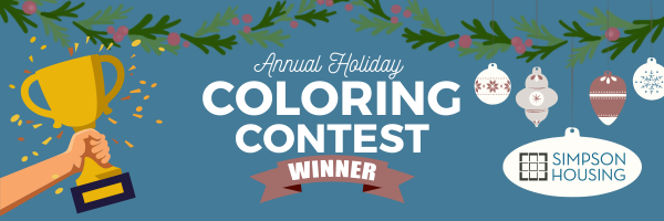 Sincerely, Simpson | 2025 Simpson Housing Holiday Coloring Contest Winners