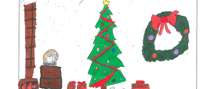 Sincerely, Simpson | Simpson Housing Blog | Holiday Coloring Contest 2022 Third Place Winner