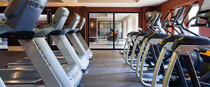 Sincerely Simpson - fitness center - mira bell apartments san diego, ca