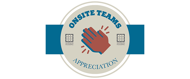 Sincerely, Simpson | Simpson Housing & Simpson Property Group Blog | Simpson Stories | Onsite Teams Appreciation Week 2023 logo