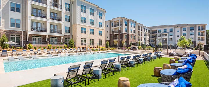 Sincerely, Simpson | Briley Apartments | Matthews, NC - pool