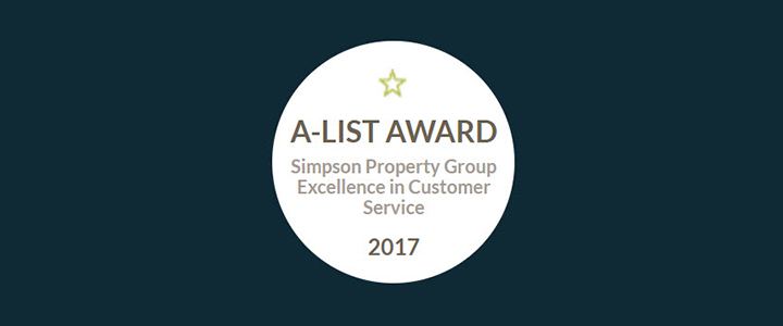 Sincerely, Simpson | Simpson Housing & Simpson Property Group Blog | A List award