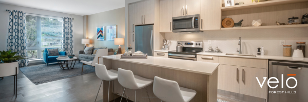 Velo Forest Hills Apartments | Jamaica Plain, MA | Modern Kitchens