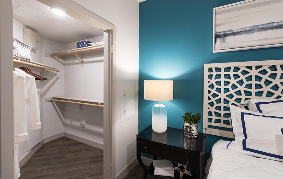 Joule La Floresta | Downtown Brea East Apartments | walk-in closet