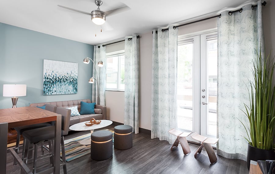 Studio LoHi - apartments in Highland Denver, CO - living area