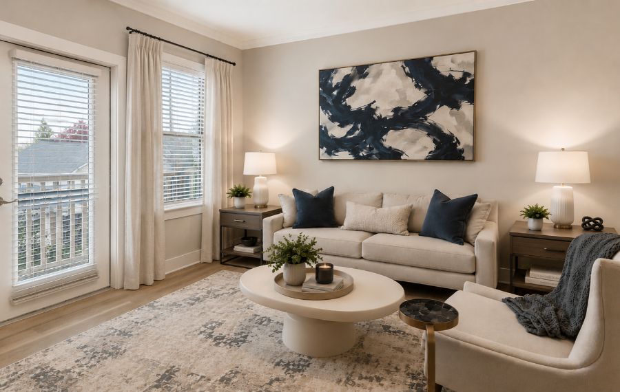 Suwanee, GA Apartments - Artisan Station - Living Room