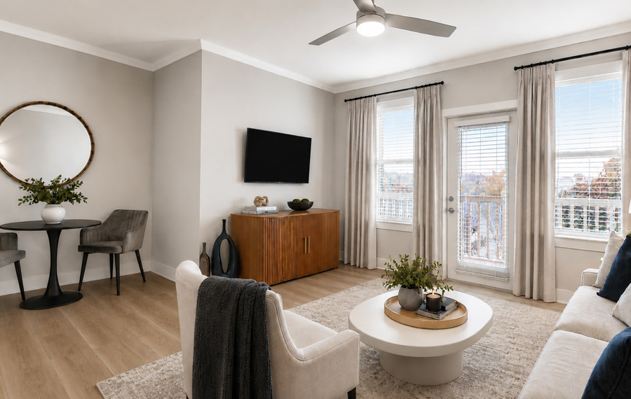 apartments in gwinnett county ga - Artisan Station Apartments - Atlanta, GA - Living Room