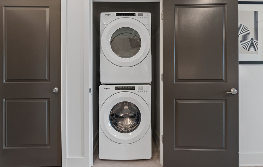 Pet-friendly studios in Atlanta - Auden Apartments - Washer and Dryer
