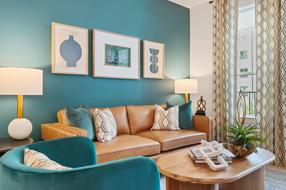 Brand New Atlanta Apartments for Rent - Auden Apartments - Living Room