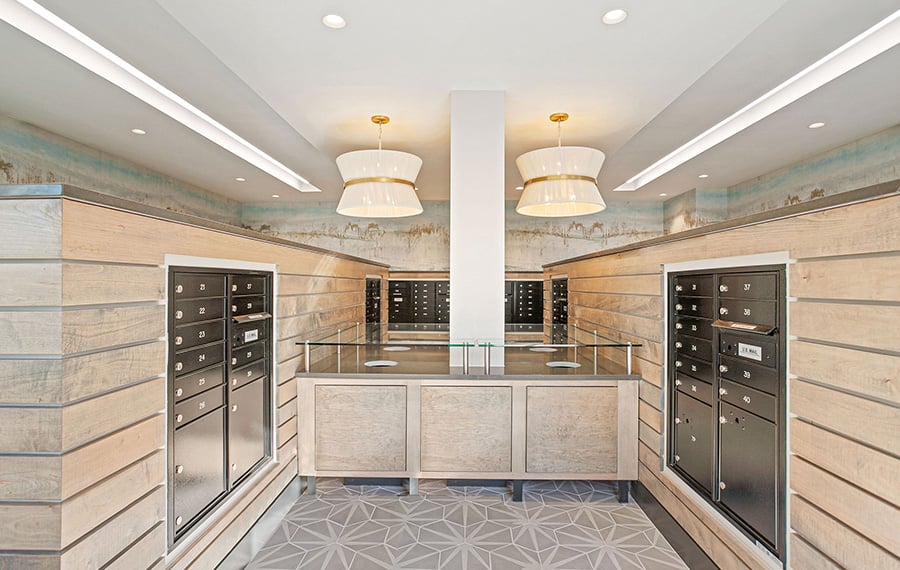 2 bedroom apartments in Atlanta - Auden Apartments - Mail Room