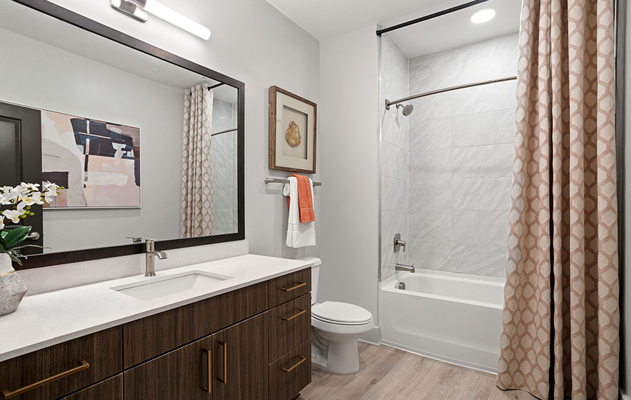 Studio Apartments for Rent in Atlanta, GA - Auden Apartments - Bathroom