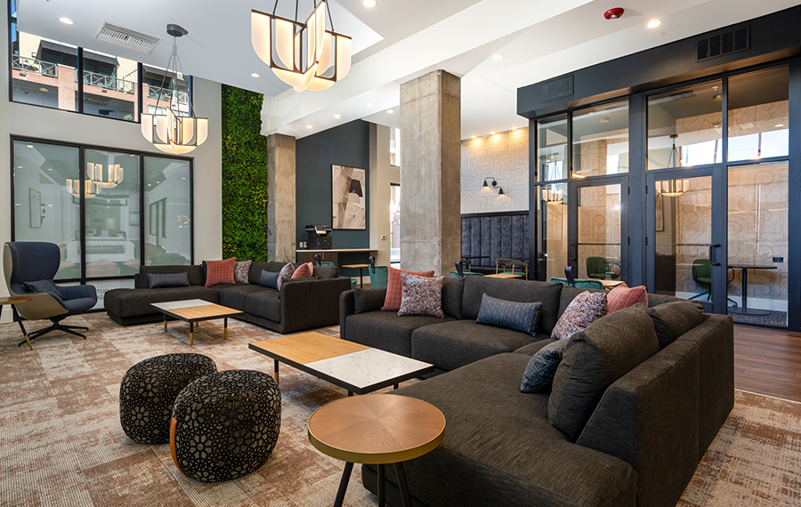 apartments in downtown denver co - The Battery on Blake Street - Sports Lounge