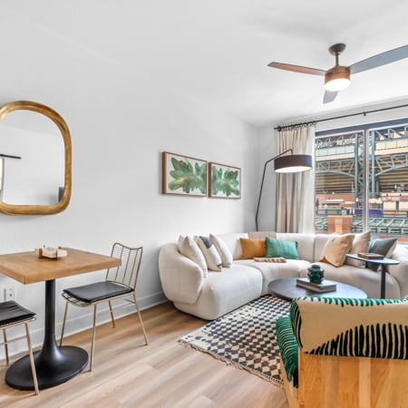 The Battery on Blake Street - downtown Denver apartments - living area