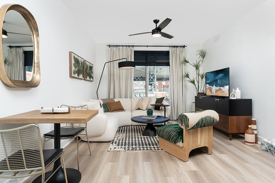The Battery on Blake Street - downtown Denver apartments - living area