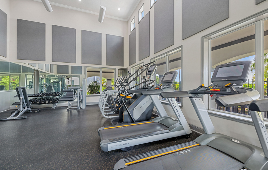 Upgraded apartments for rent in Orlando FL - Reserve at Beachline fitness center