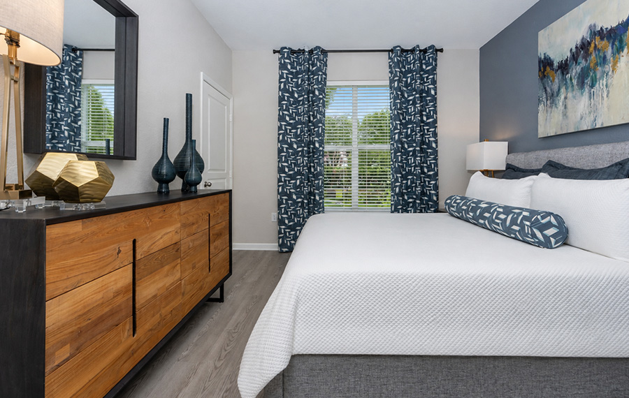 Reserve at Beachline upgraded Apartments in Lake Nona - Bedroom