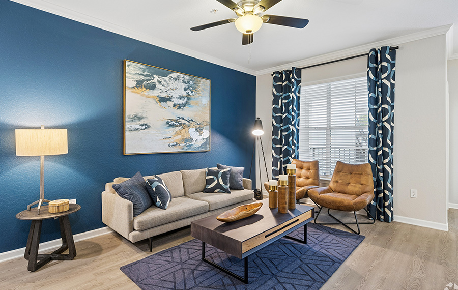 Reserve at Beachline upgraded Apartments in Lake Nona - Living Room