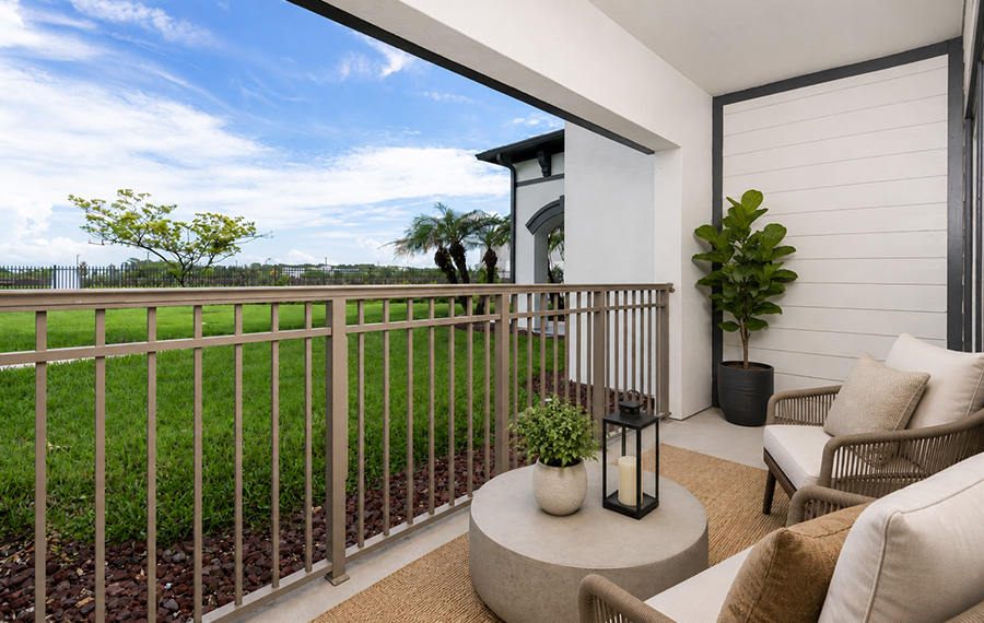 Reserve at Beachline Apartments in Lake Nona - Patio