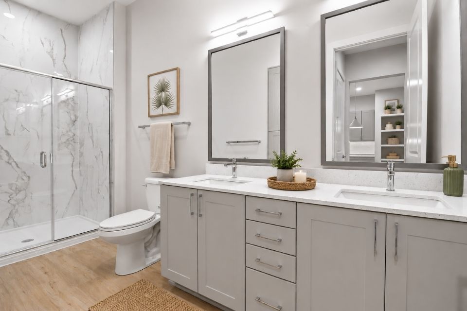 Refined Bathroom Finishes at Brooking Square - Apartments near Downtown Charleston, SC