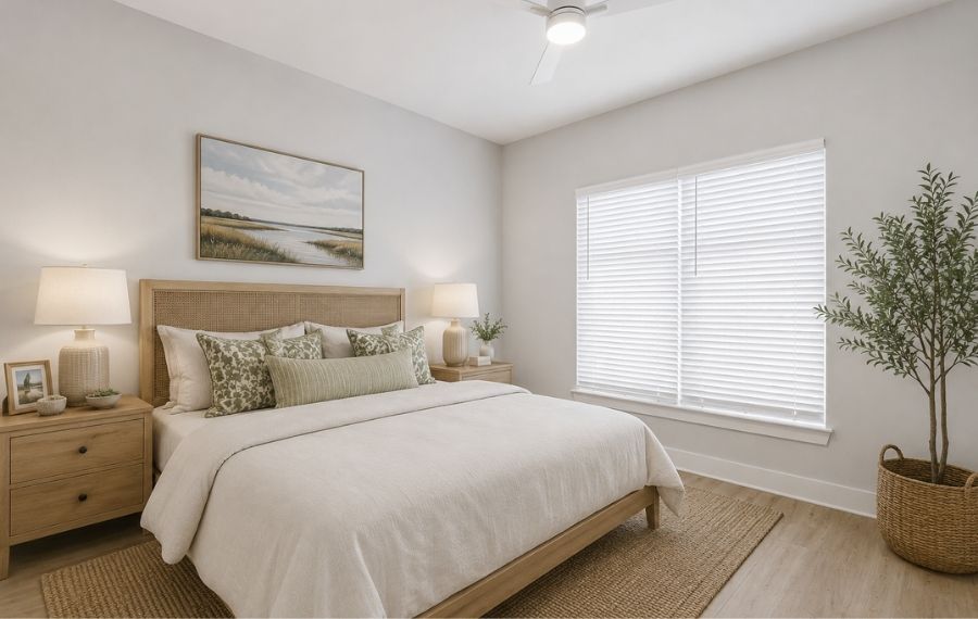 Bedroom | Brooking Square Rentals near Mount Pleasant, SC