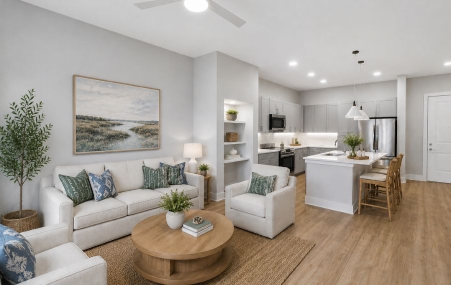 Modern Apartment Interior at Brooking Square - Apartments near Point Hope, Charleston SC