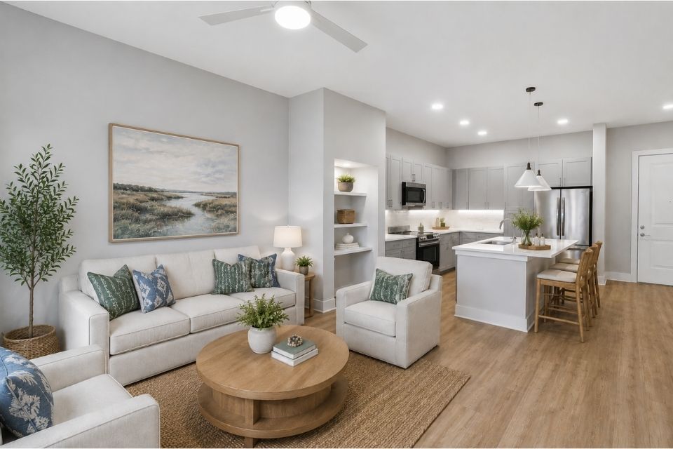 Modern Apartment Interior at Brooking Square - Apartments near Point Hope, Charleston SC