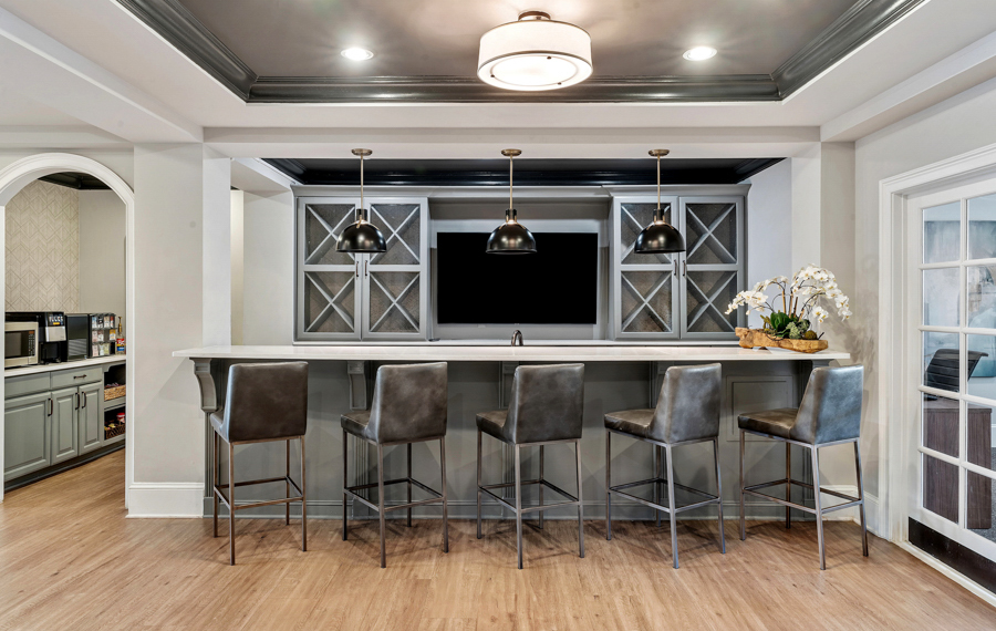 Chancery Village - apartments near research triangle park nc - clubroom bar
