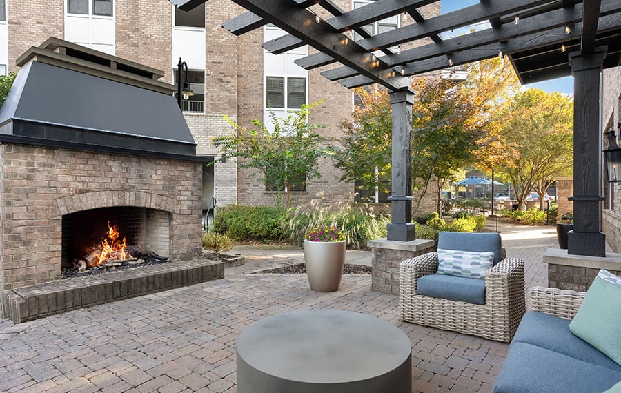 cool springs apartments - Cadence Cool Springs Apartments - Franklin, TN - Fireplace Lounge