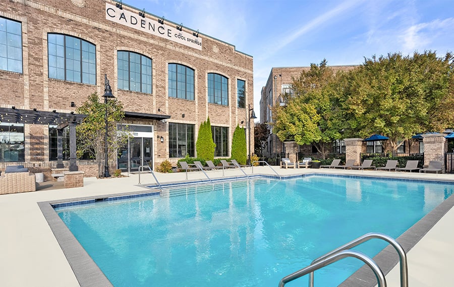 apartments in franklin tennessee - Cadence Cool Springs Apartments - Franklin, TN - Swimming Pool
