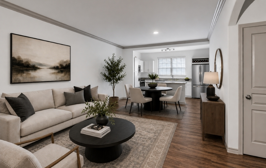 Ballantyne Apartments in Charlotte NC - Promenade Park - Living Room