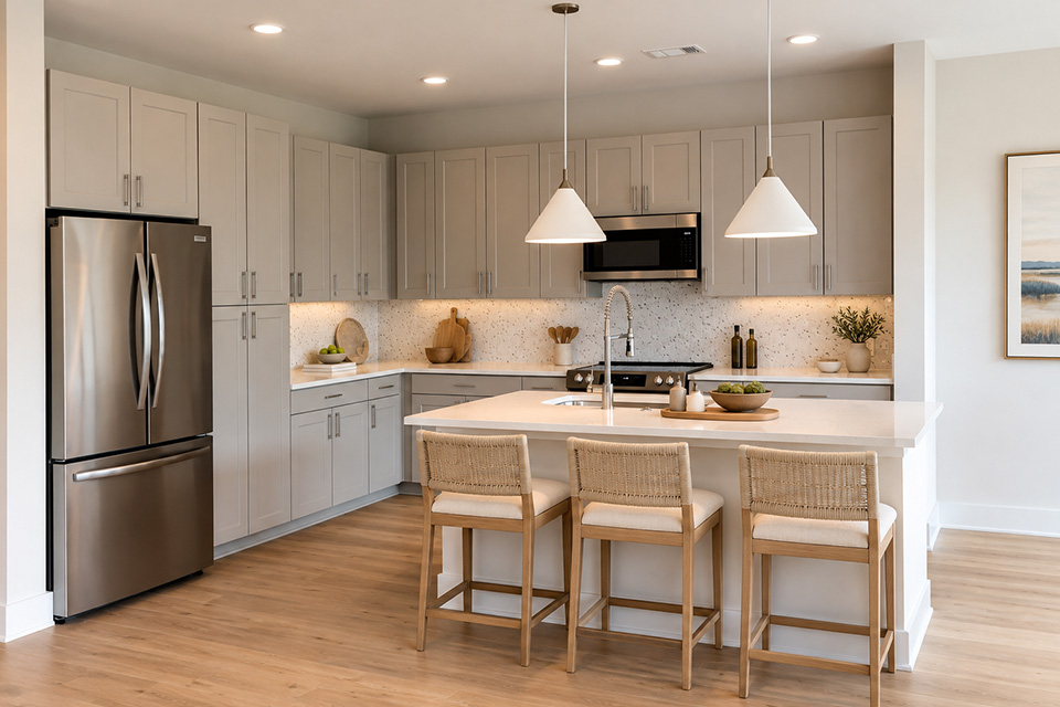 Brooking Square Townhomes in Point Hope Charleston - Kitchen