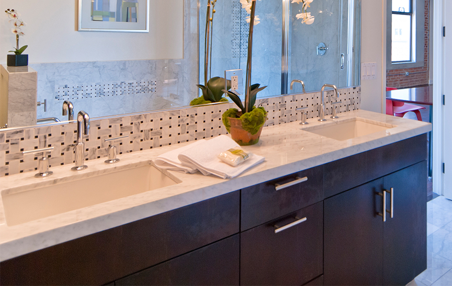 The Brockman Lofts - apartments in DTLA - double vanity