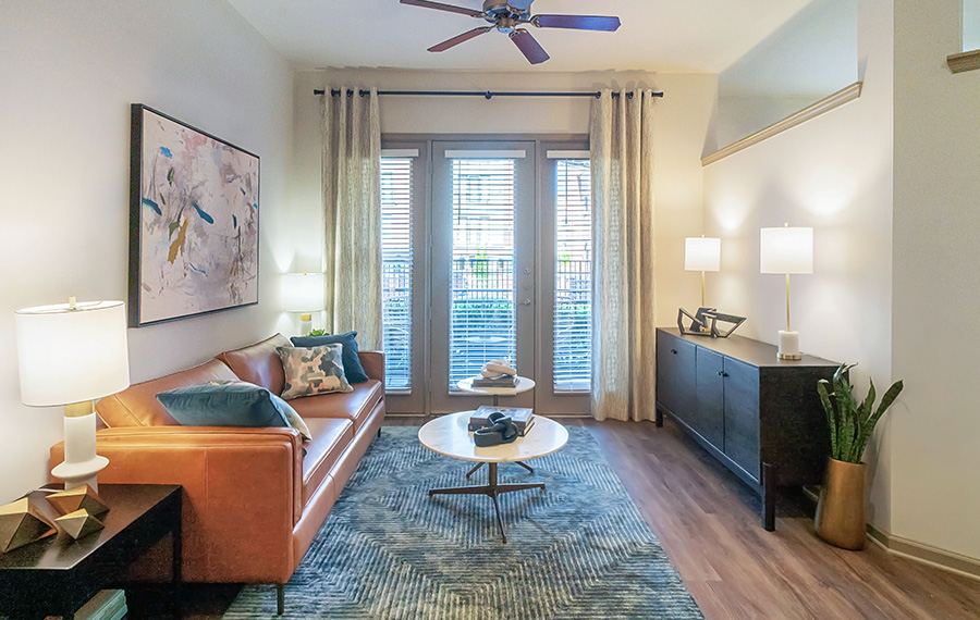 Apartments for Rent in Franklin - Dwell at McEwen - Living Room