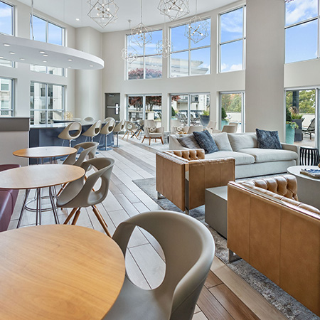 2 bedroom apartments for rent in Charlotte - The Encore SouthPark - Club room