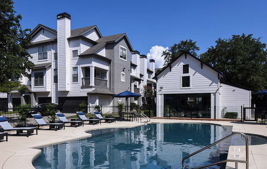 NoA on McNeil Townhomes + Flats - Northwest Austin - Pool