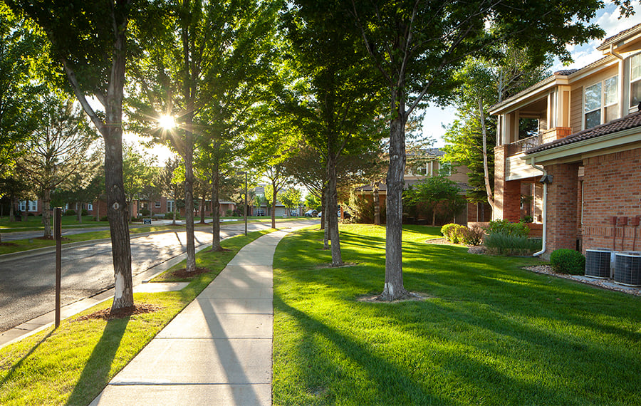 Parker CO Apartments - The Meadows at Meridian - landscaping