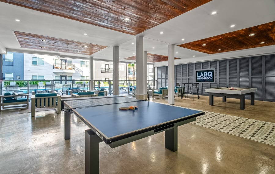 Larq Henderson | Dallas, TX apartments | game lounge