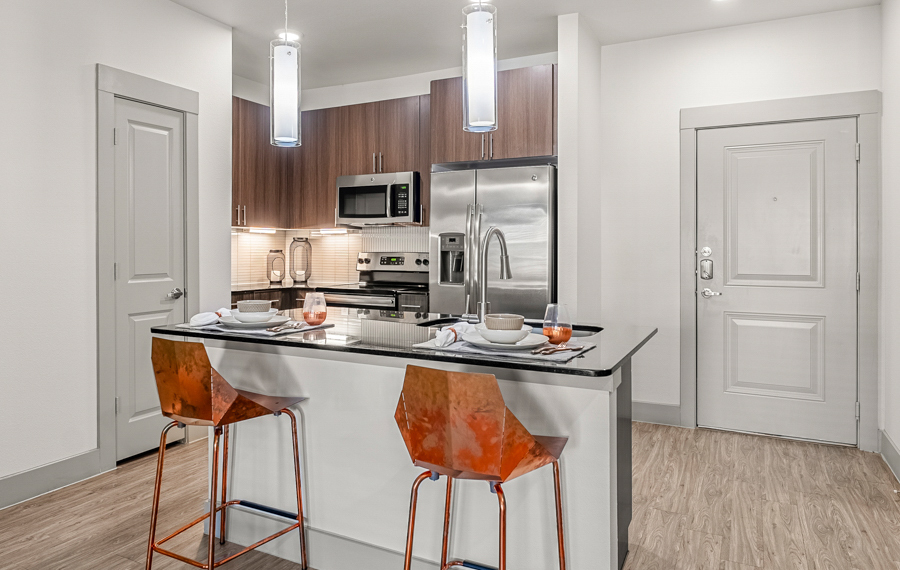 Larq Henderson | Apartments for rent in Dallas, TX | stainless steel appliances