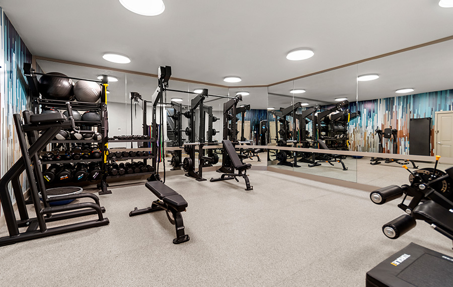 The Lodge at Redmond Ridge - Apartments in Redmond, WA - fitness center
