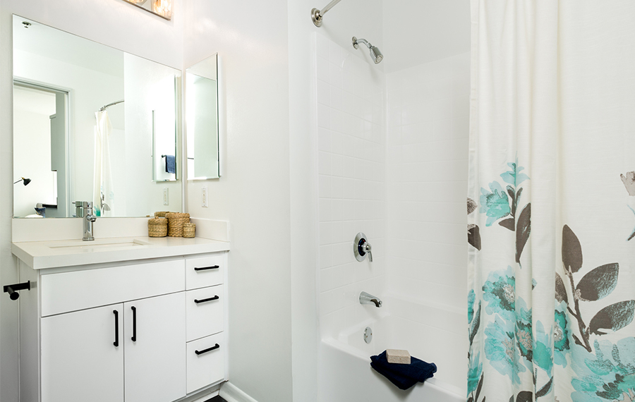 Pershing Square apartments for rent in LA - Lofts At Security Building bath