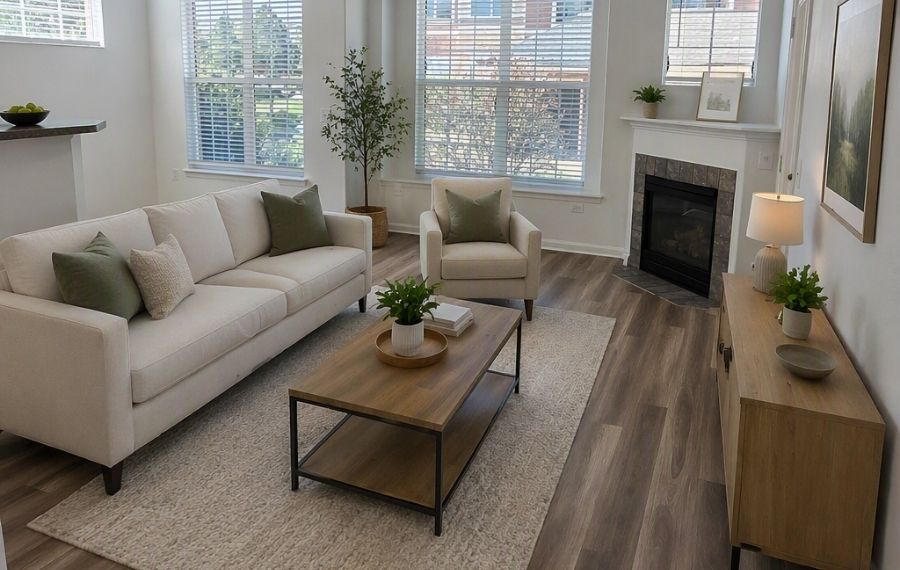 Apartments Thornton CO - Madison Park - Living Room