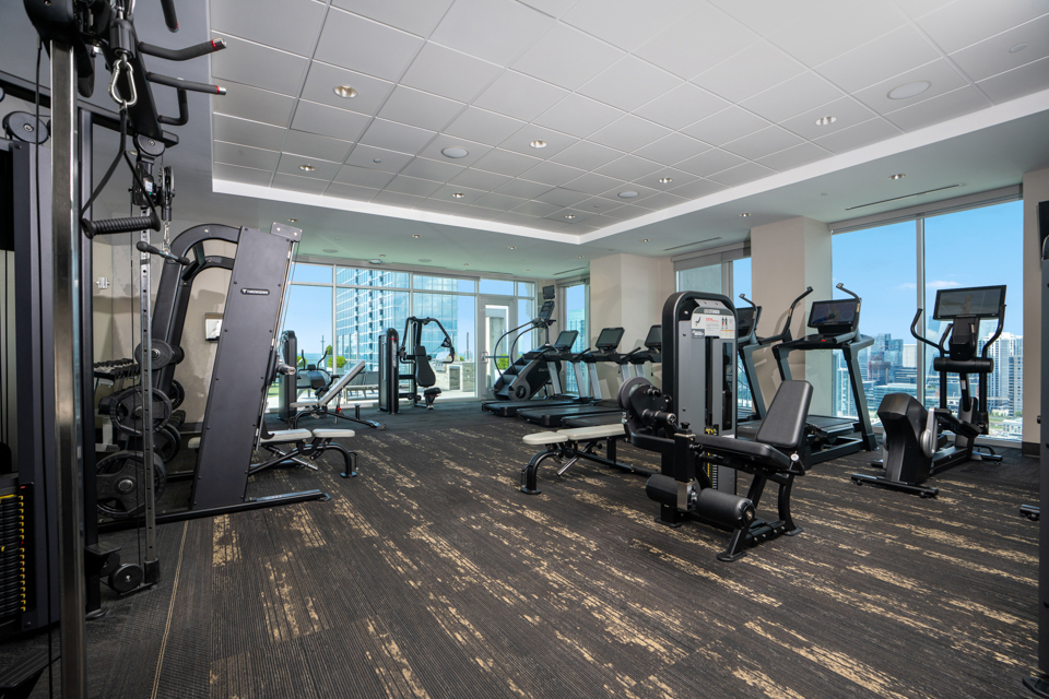 1 bedroom Apartments in Nashville, TN - SkyHouse Nashville - Fitness Center