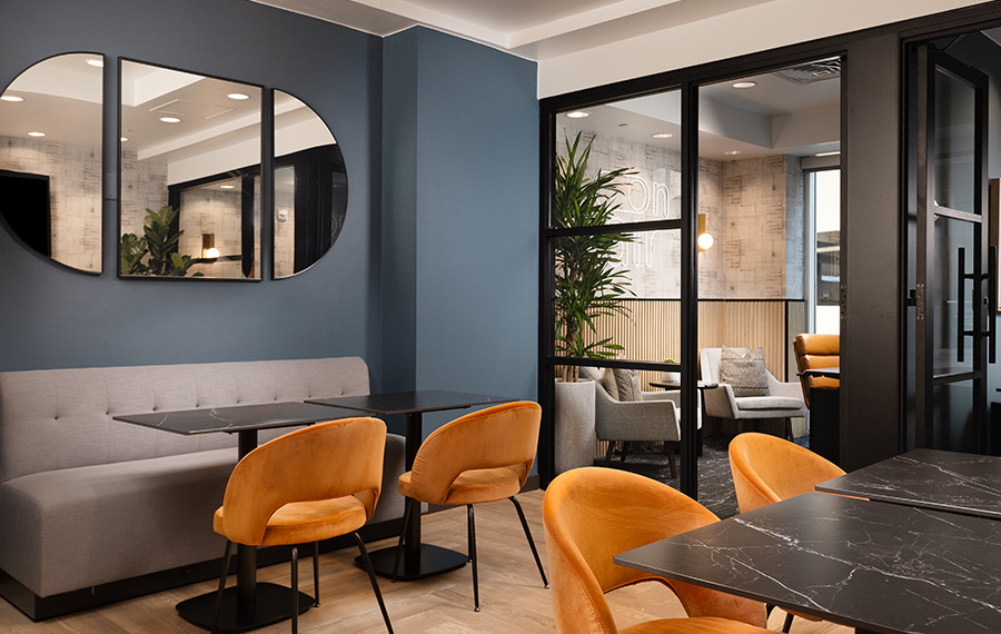 Apartments near galleria mall - SkyHouse River Oaks renovated business center