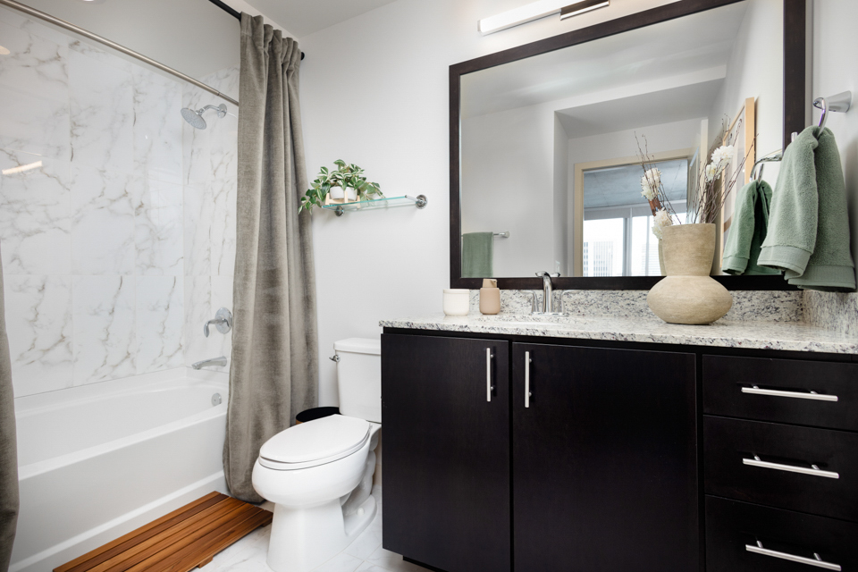 River oaks apartments near me SkyHouse TX - bathroom